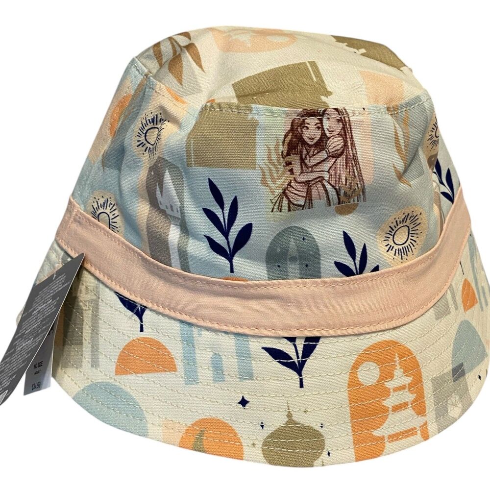 Disney  Princess Bucket Hat One Size Rapunzel Tiana SnowWhite Sun Hat Adult